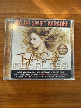 Taylor Swift Fearless Karaoke CD/DVD combo album from 2009